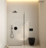 OLTENS Hamnes miska WC wisząca PureRim z powłoką SmartClean z deską wolnoopadającą czarny mat 42514300